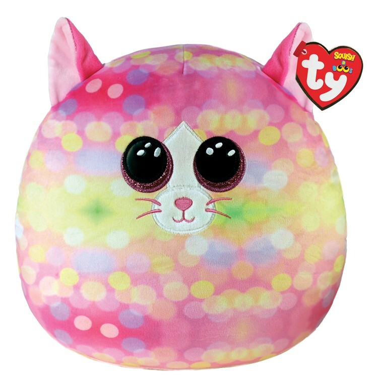Beanie Boos Squish-a-Boo - Sonny the Pink Pattern Cat 14inch