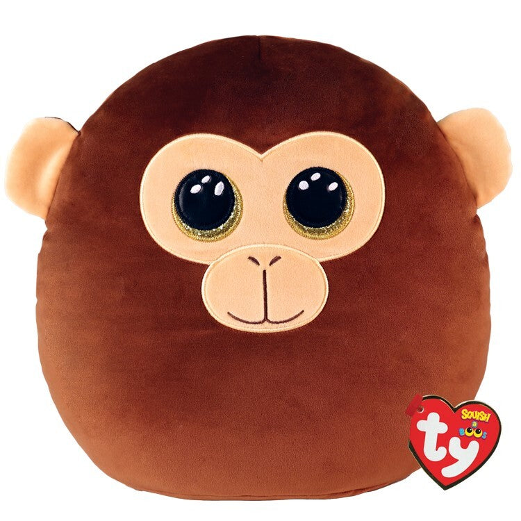Beanie Boos Squish-a-Boo - Dunston the Brown Monkey 14inch