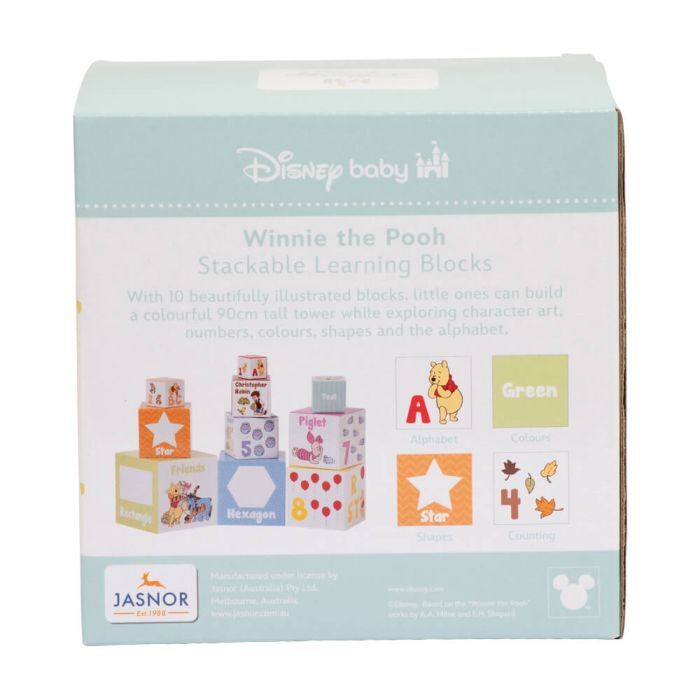 Disney Baby - Winnie the Pooh - Stackable Learning Blocks