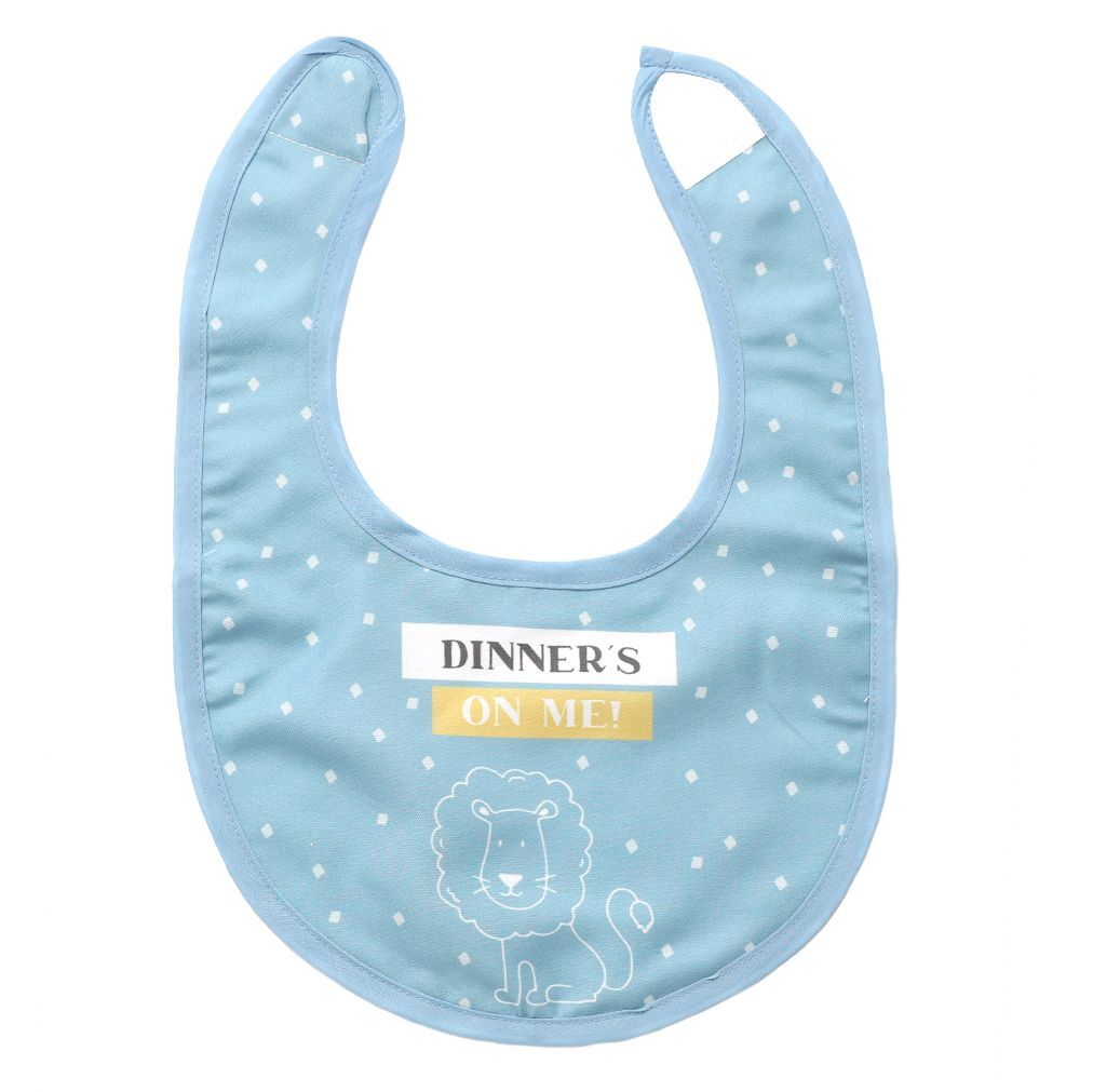 Baby Dinner's On Me Bib by Splosh