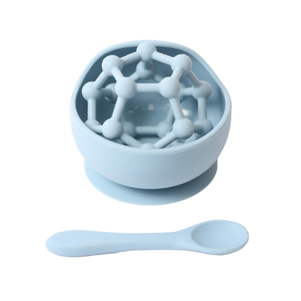 Baby Silicone Dinner Set Blue By Splosh
