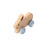 Baby Bunny Beechwood & Silicone Toy Blue By Splosh
