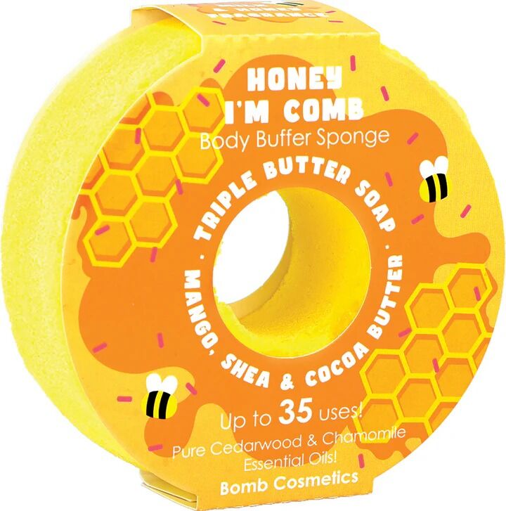Bomb Cosmetics Body Buffer - Honey I'm Comb