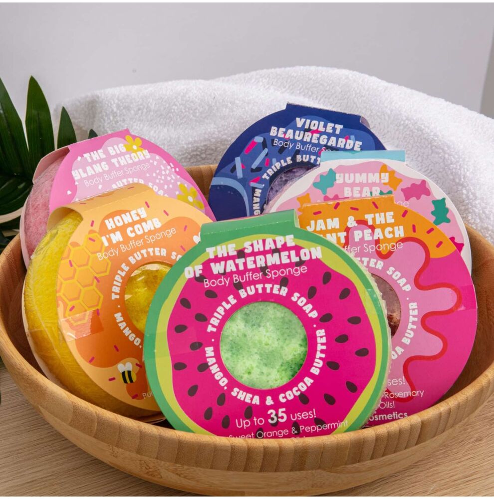 Bomb Cosmetics Body Buffer - The Shape of Watermelon