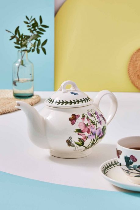 Portmeirion Botanic Garden - Romantic Teapot - 1.1L Sweet Pea