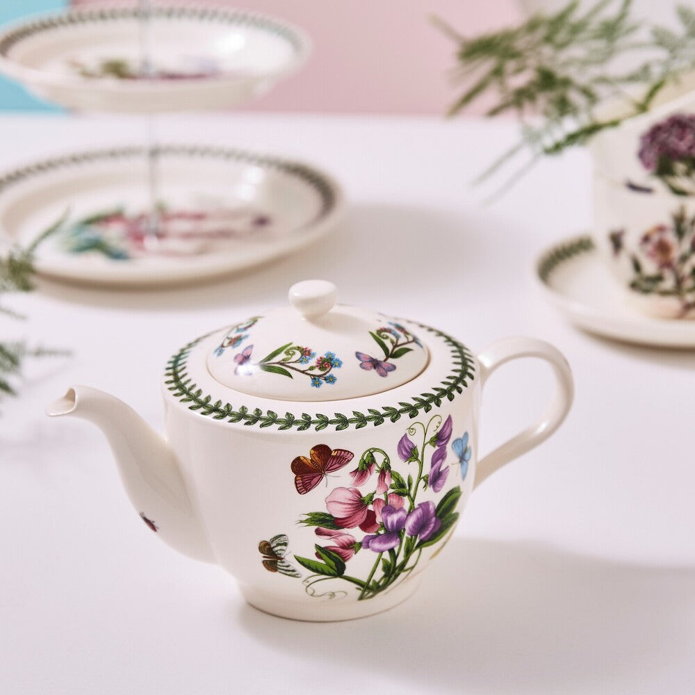 Portmeirion Botanic Garden - Traditional Teapot - 1.1L Sweet Pea