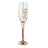 Rose Stem 30th Birthday Champagne Glass