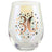Rainbow Pastel Stemless 30th Birthday Wine Glass