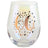 Rainbow Pastel Stemless 60th Birthday Wine Glass