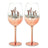 Rose Ombre Mr And Mrs Wine Glass Set