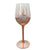 Rose Ombre Stem 18th Birthday Wine Glass
