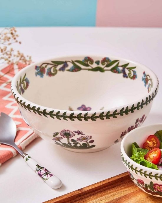 Portmeirion Botanic Garden - Salad Bowl - 25cm Foxglove