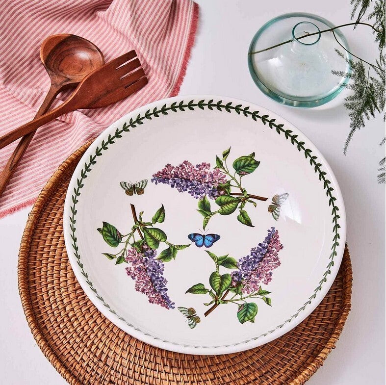 Portmeirion Botanic Garden - Low Bowl - 33cm Garden Lilac