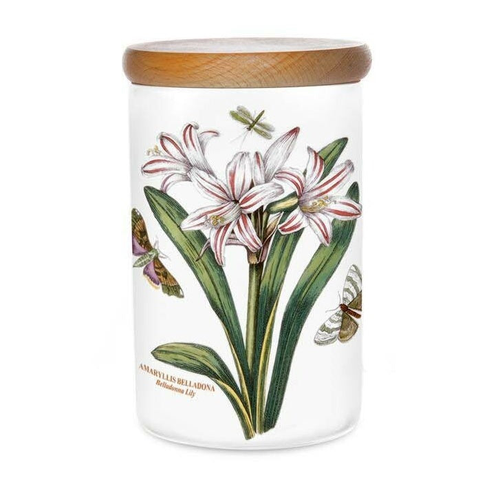 Portmeirion Botanic Garden Airtight Jar Large - Belladonna Lily