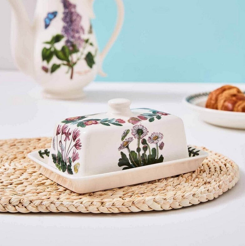 Portmeirion Botanic Garden - Butter Dish - Mixed Motifs
