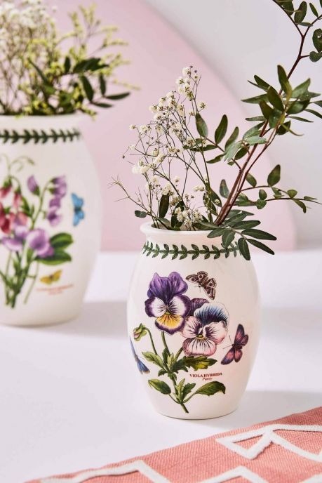 Portmeirion Botanic Garden - Sovereign Vase - 15cm Pansy