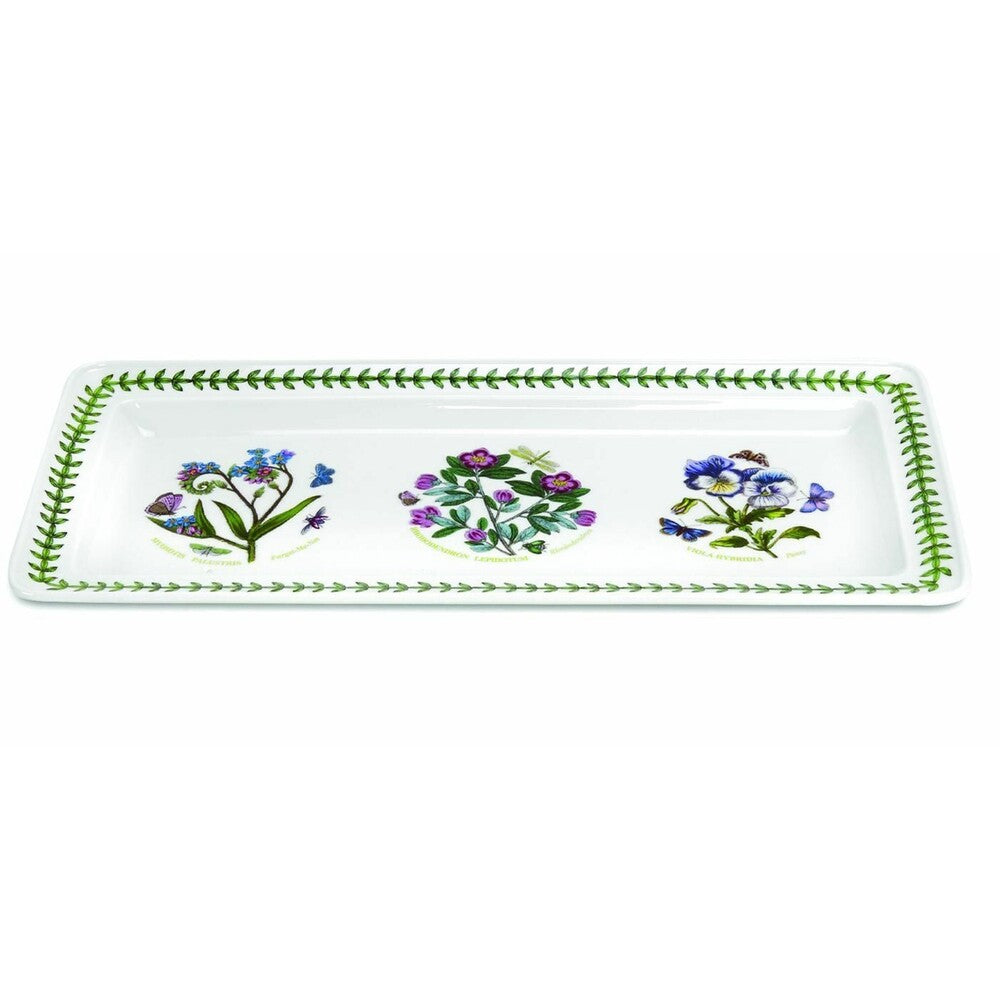 Portmeirion Botanic Garden - Rectangular Tray - 37cm Mixed Motifs