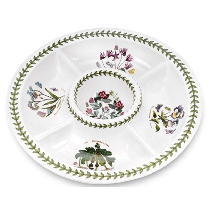 Portmeirion Botanic Garden - Chip & Dip - 35cm Mixed Motifs