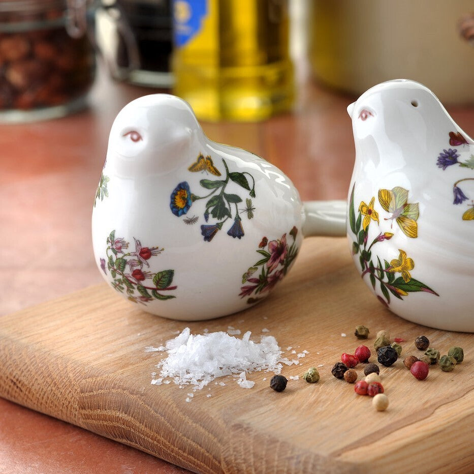 Portmeirion Botanic Garden - Salt & Pepper Bird - 9cm Mixed Motifs