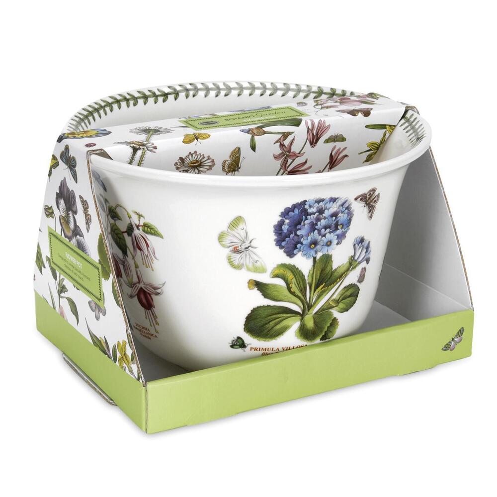 Portmeirion Botanic Garden - Flower Pot - 22cm Mixed Motifs
