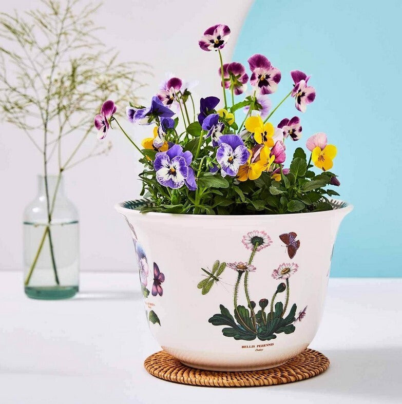 Portmeirion Botanic Garden - Flower Pot - 22cm Mixed Motifs
