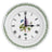 Portmeirion Botanic Garden - Wall Clock - 25cm Garden Lilac