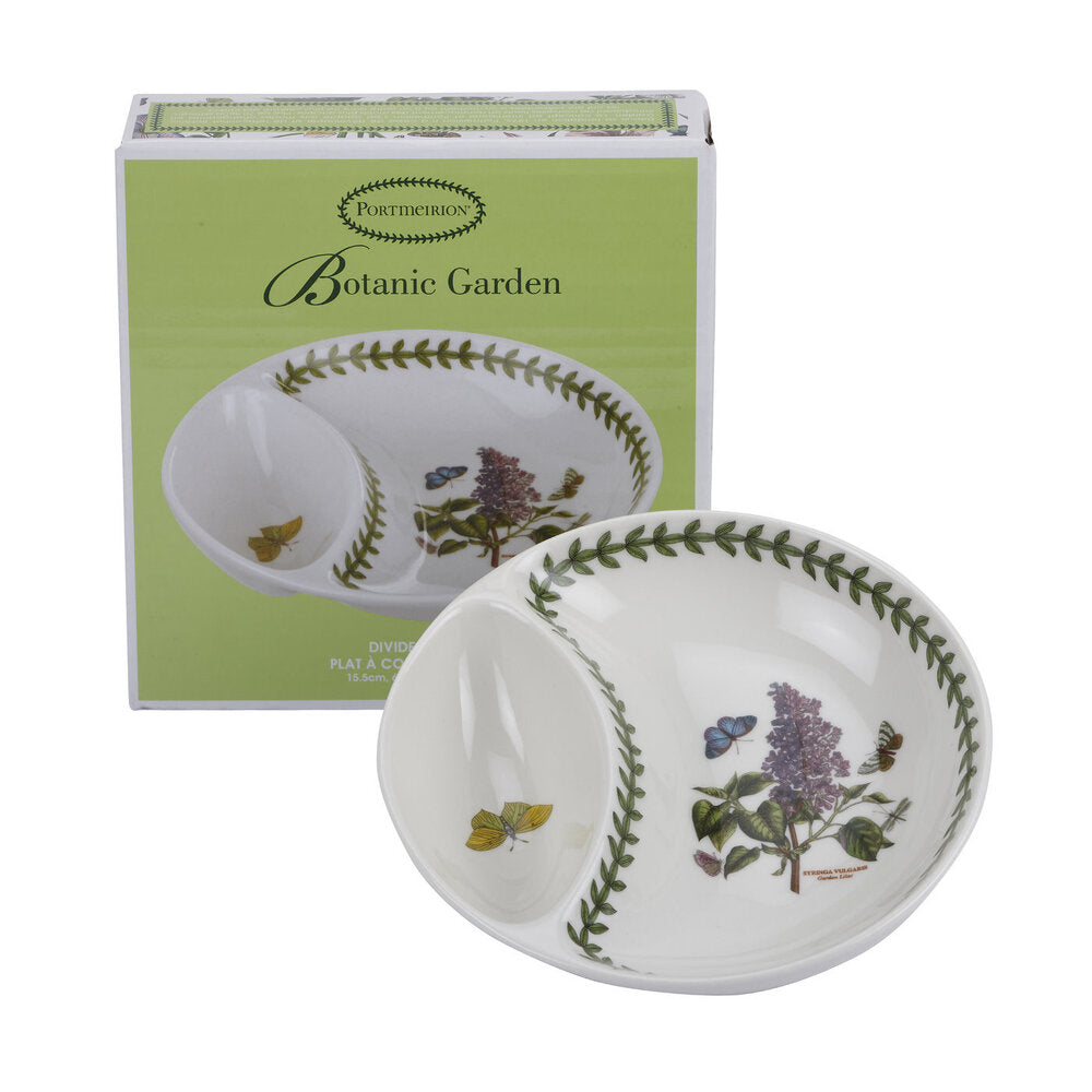 Portmeirion Botanic Garden - Circular Divided Dish - 15cm Garden Lilac