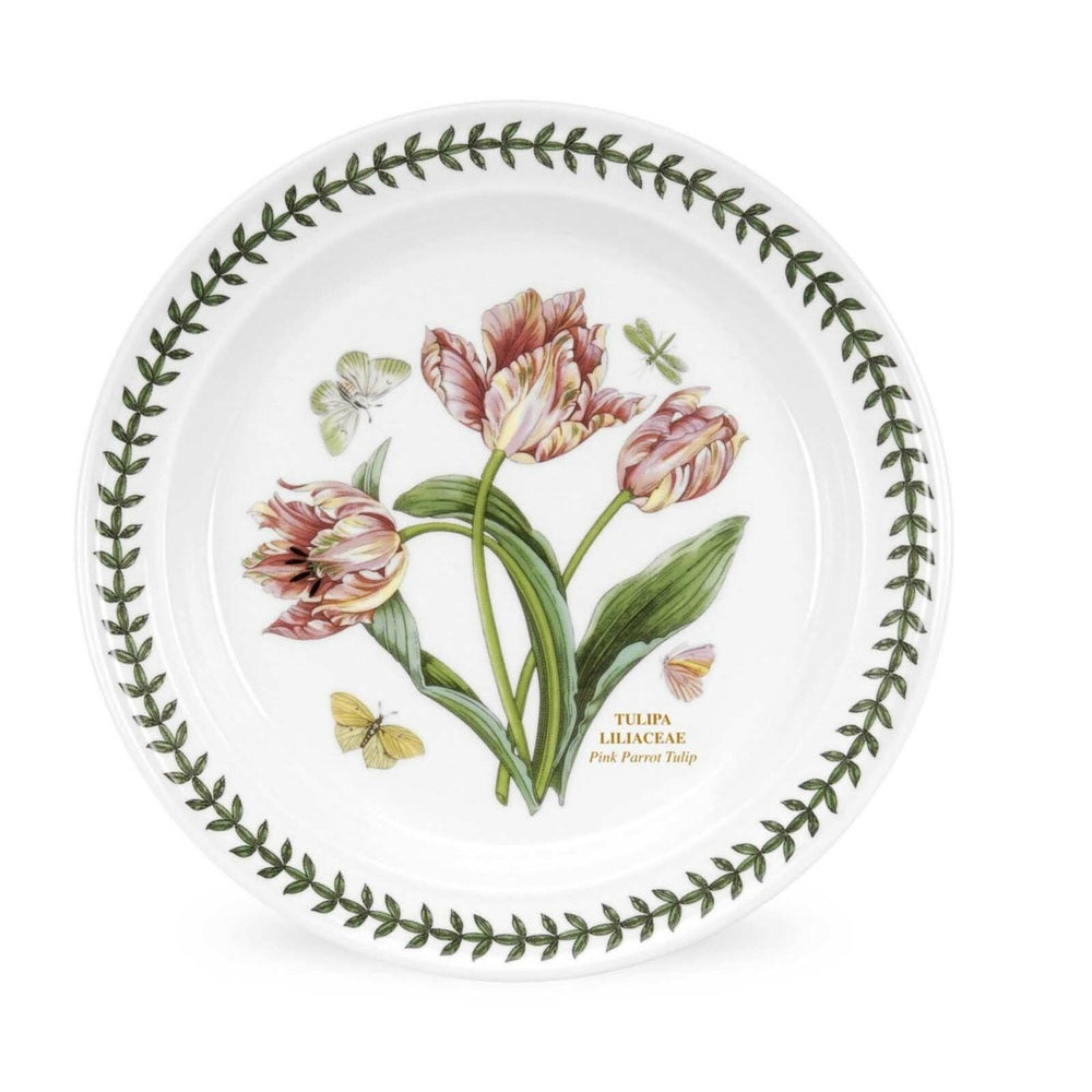 Portmeirion Botanic Garden - Entrée Plate - 21cm Pink Parrot Tulip