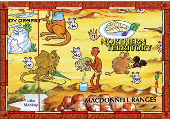 Blue Opal Puzzle - Down Under Giant Map 300pc