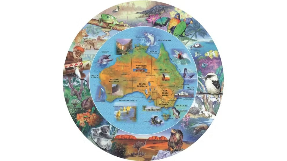 Blue Opal Puzzle - Wild Australia - From Desert to Sea 100pc