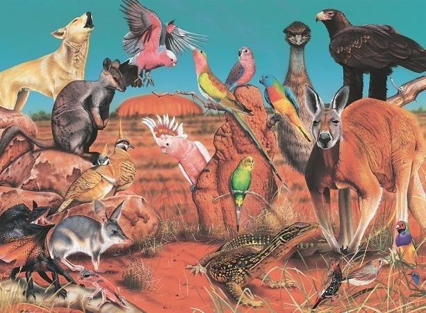 Blue Opal Puzzle - Wild Australia - The Outback 100pc