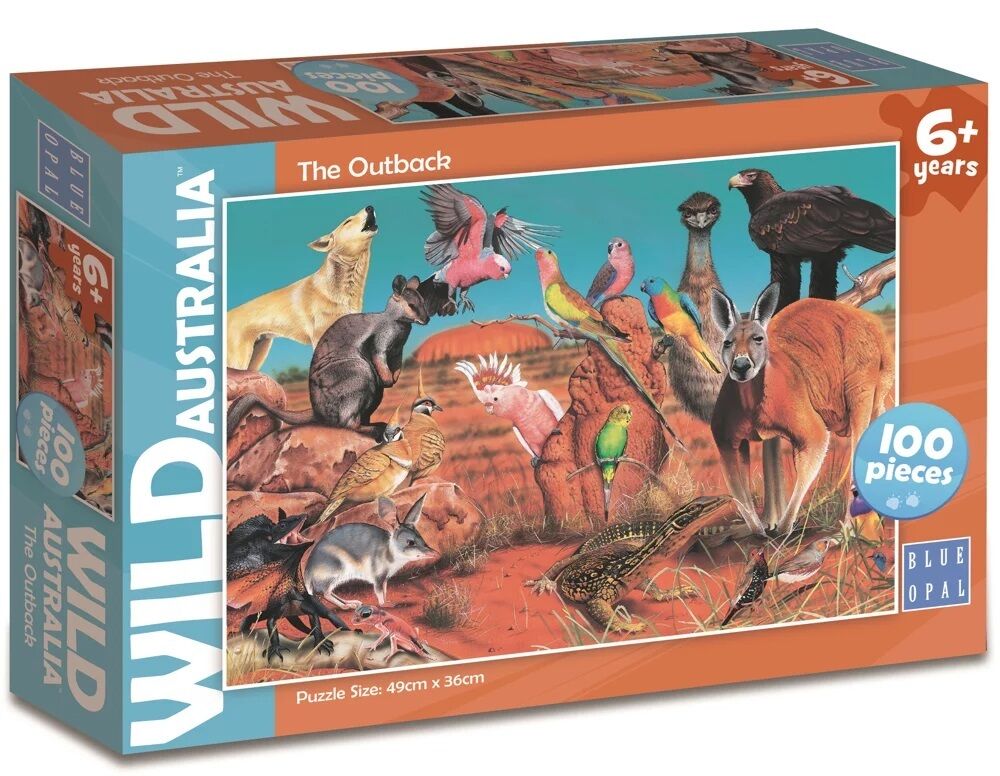 Blue Opal Puzzle - Wild Australia - The Outback 100pc
