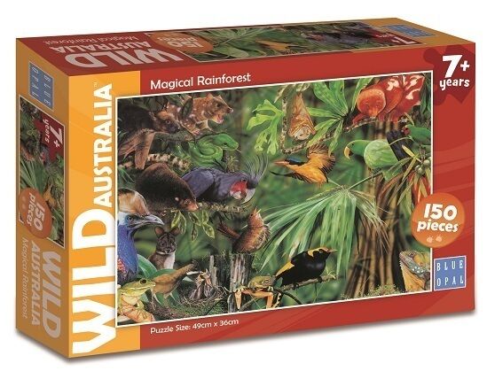 Blue Opal Puzzle - Wild Australia - Magical Rainforest 150pc