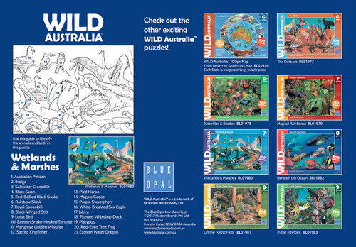 Blue Opal Puzzle - Wild Australia - Magical Rainforest 150pc