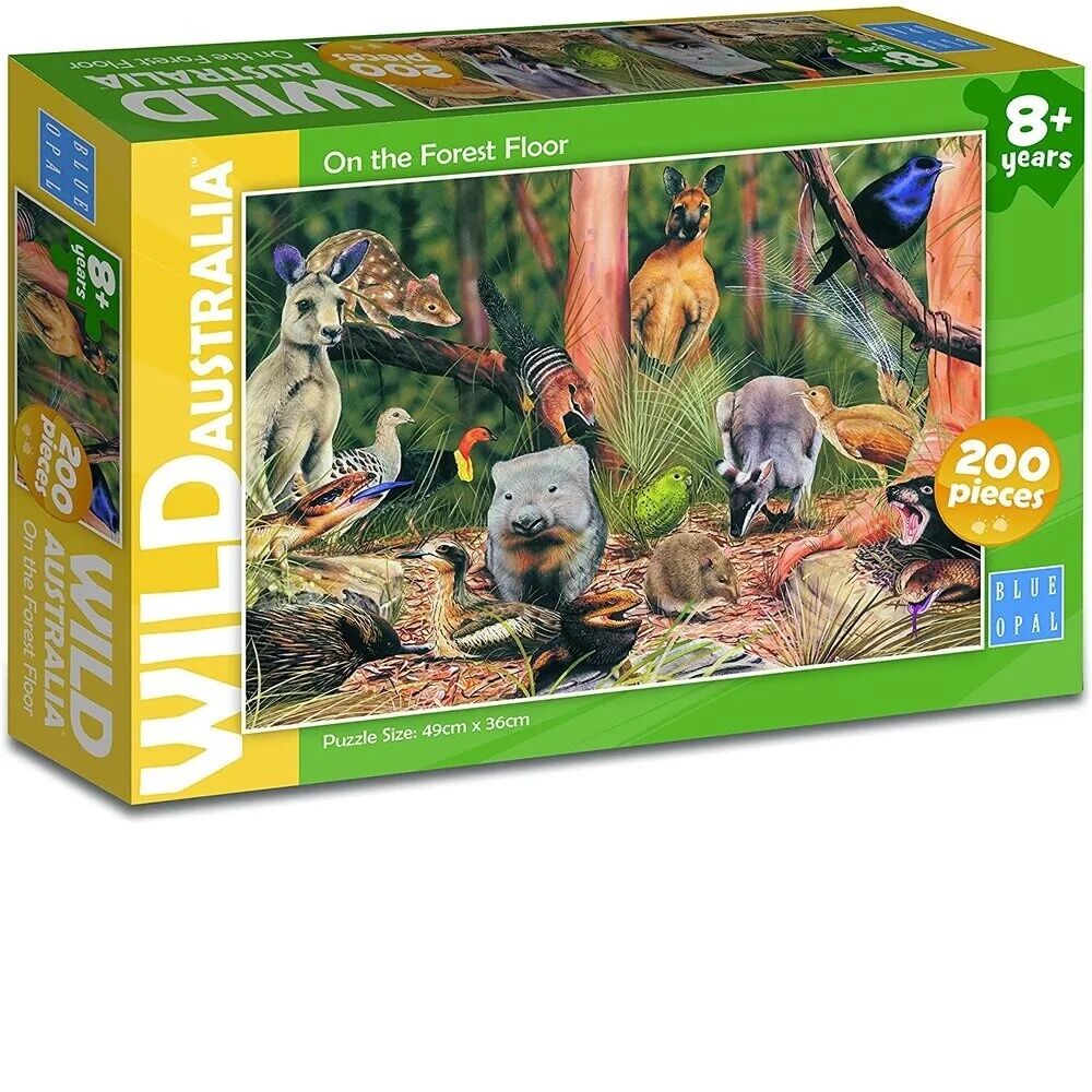 Blue Opal Puzzle - Wild Australia - On the Forest Floor 200pc