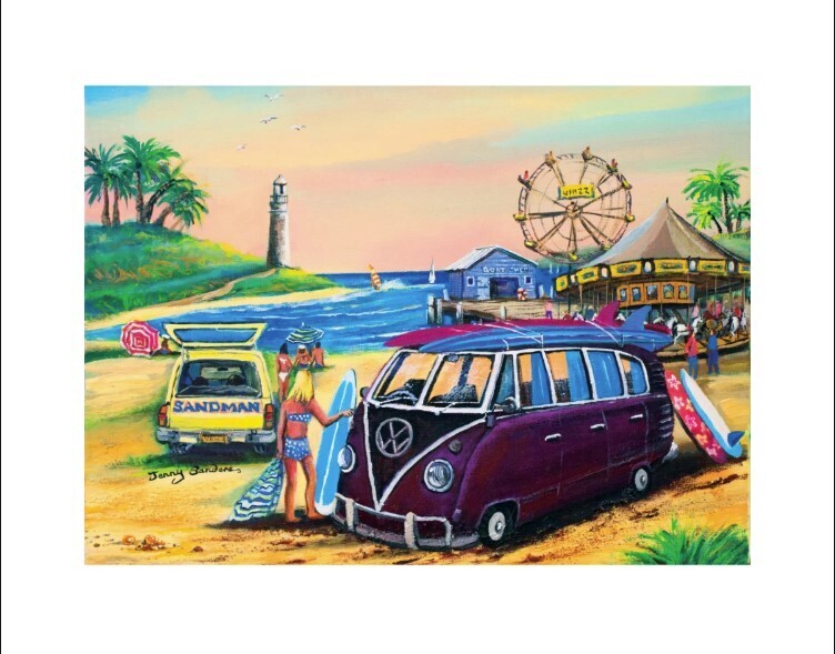 Blue Opal Puzzle - Purple Kombi at the Fair 1000pc