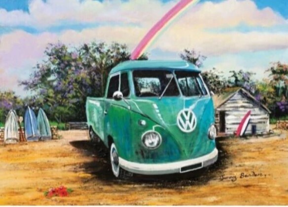 Blue Opal Puzzle - Green Kombi Ute 1000pc