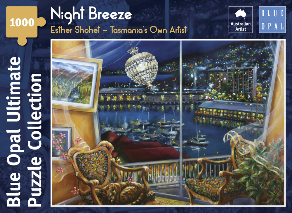 Blue Opal Puzzle - Esther Shohet Night Breeze 1000pc