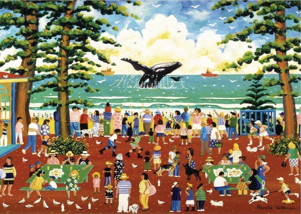 Blue Opal Puzzle - Narelle Wildman Watching the Whales 1000pc