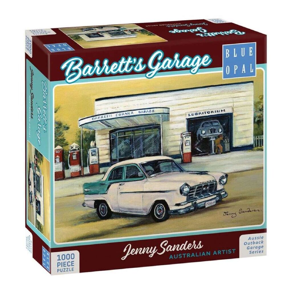 Blue Opal Puzzle - Barrett's Garage 1000pc