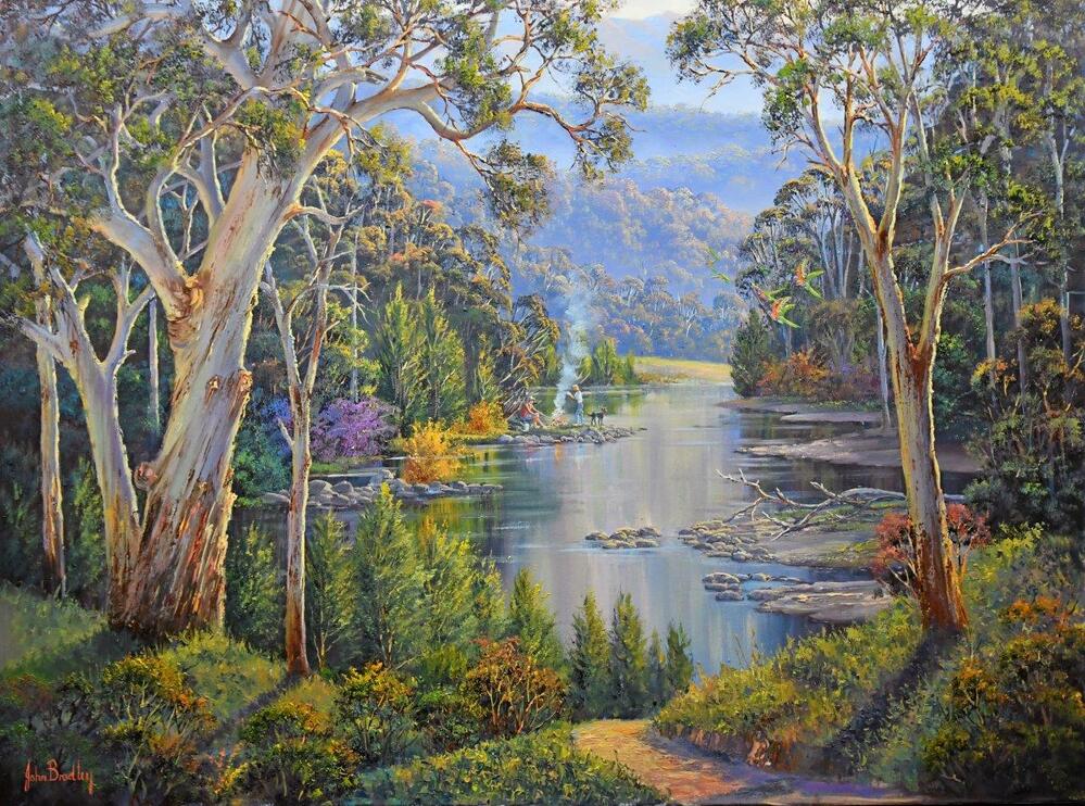 Blue Opal Puzzle - Along the Bridle Track 1000pc