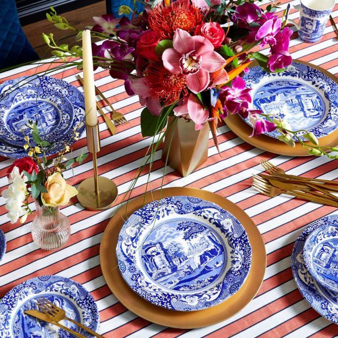 Spode Blue Italian - Dinner Plate - 27cm (Set of 4)