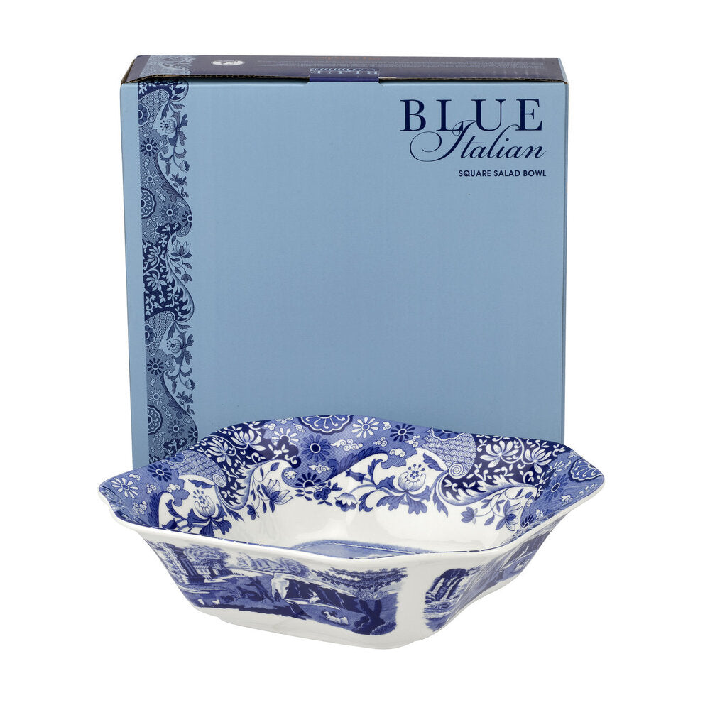 Spode Blue Italian - Square Salad Bowl