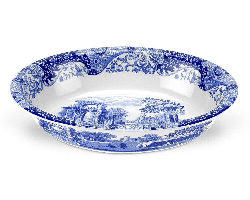 Spode Blue Italian - Oval Rim Dish