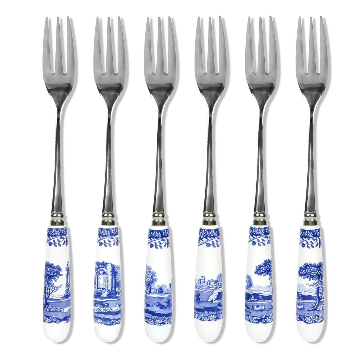 Spode Blue Italian - Pastry Fork (Set of 6)