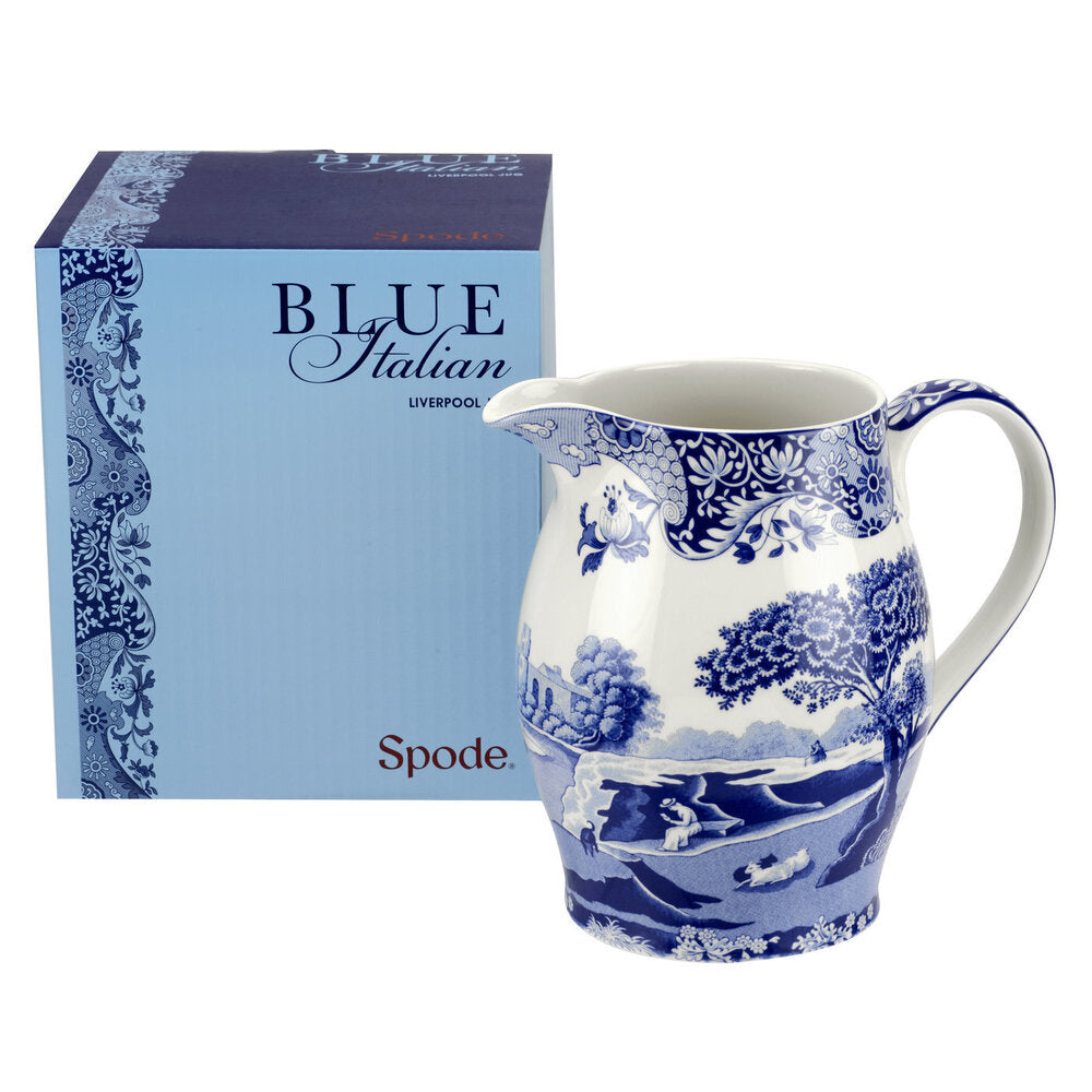 Spode Blue Italian - Liverpool Jug 1.7L