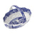 Spode Blue Italian - Handled Basket