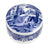 Spode Blue Italian - Round Trinket Box