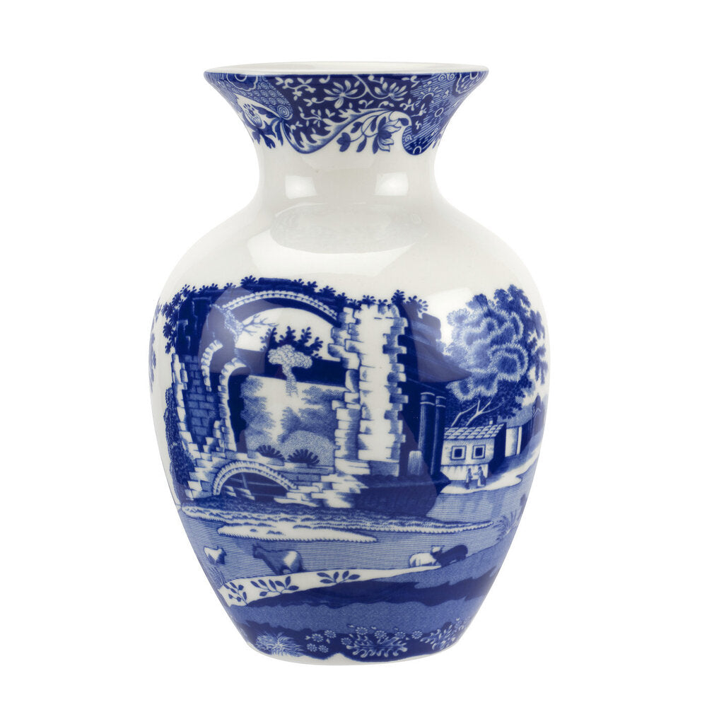 Spode Blue Italian - Round Vase