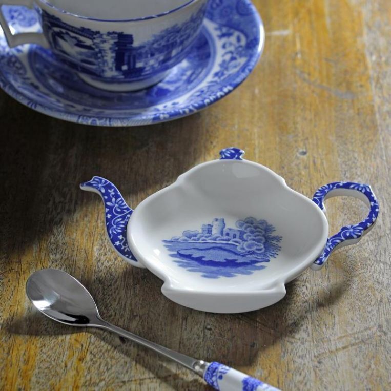Spode Blue Italian - Teabag Rest (Set of 4)
